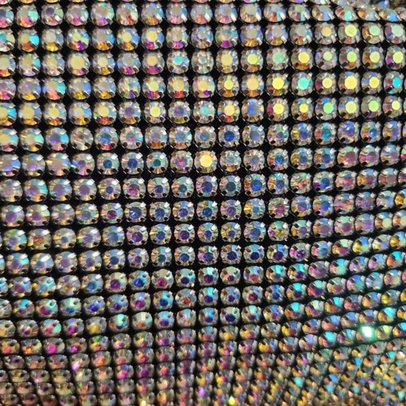 🍁🍂NWT Madison West Bring On The Bling Bag Crystal Rhinestone - Picture 5 of 5